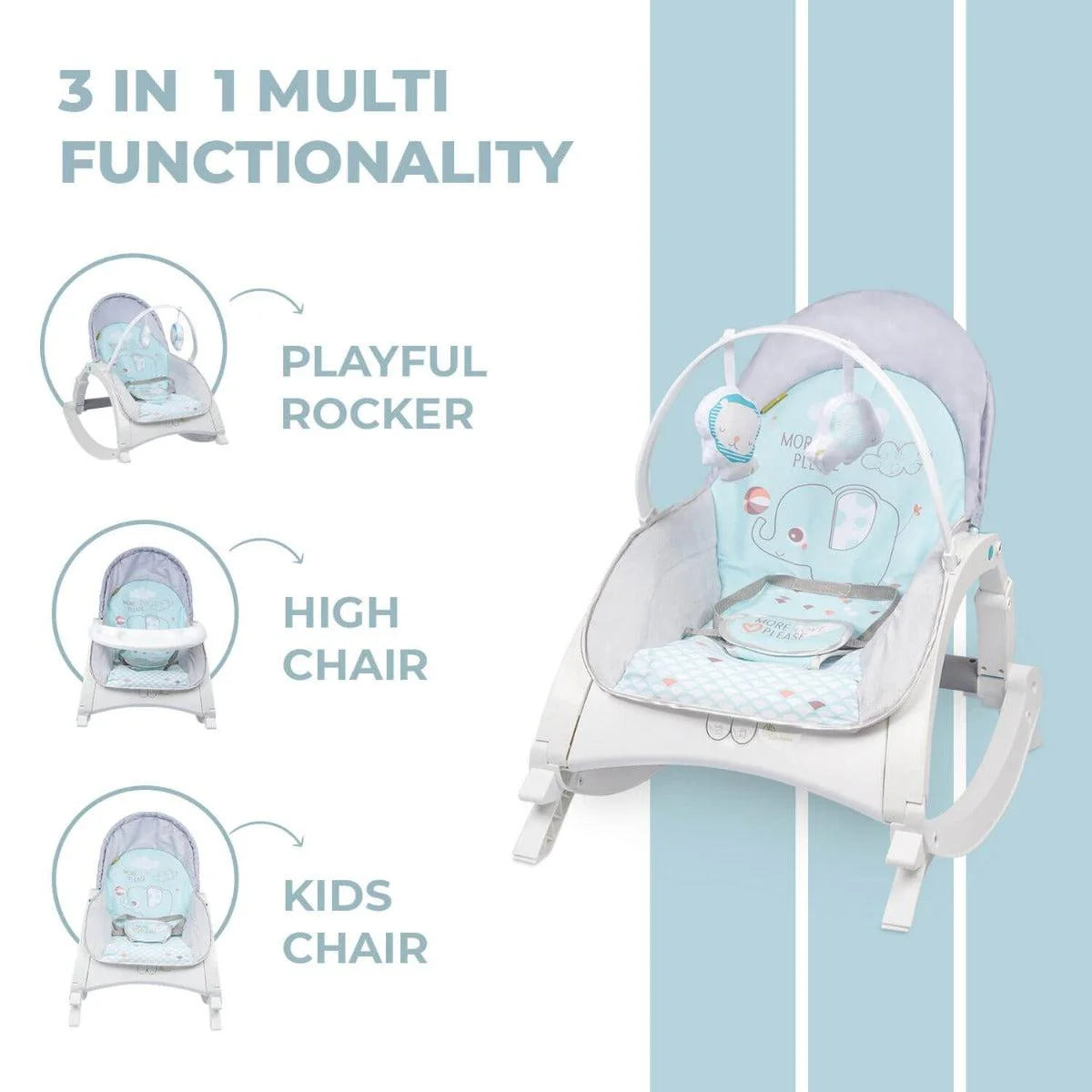 Baby Rocker Bouncer - Pink | uSmile.toys www.usmile.toys